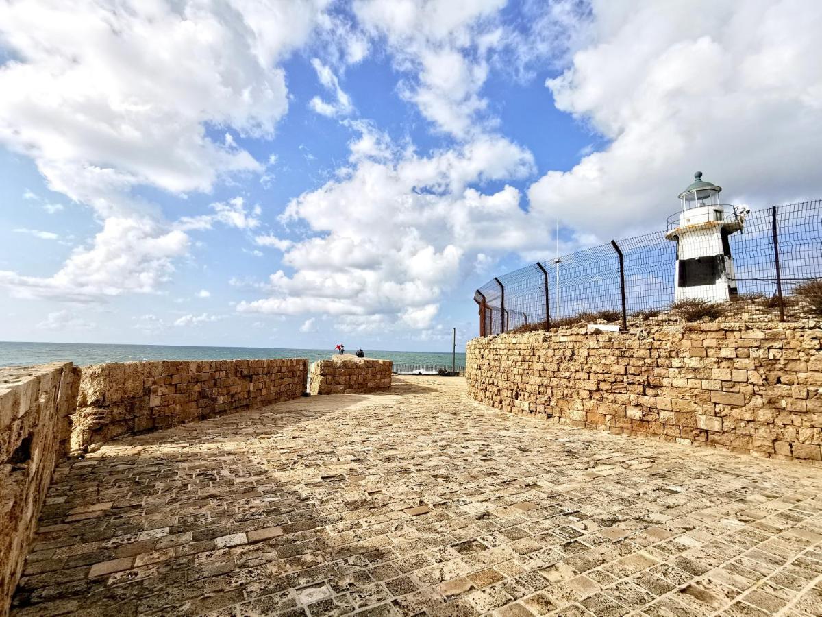 Unique Crusader Apartment In Old Akko Bagian luar foto